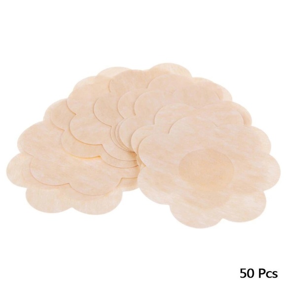 50 pc Breast Petals Nipple Covers - Picture 1 of 3